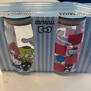 Hello Kitty and Friends Glass Tumblers